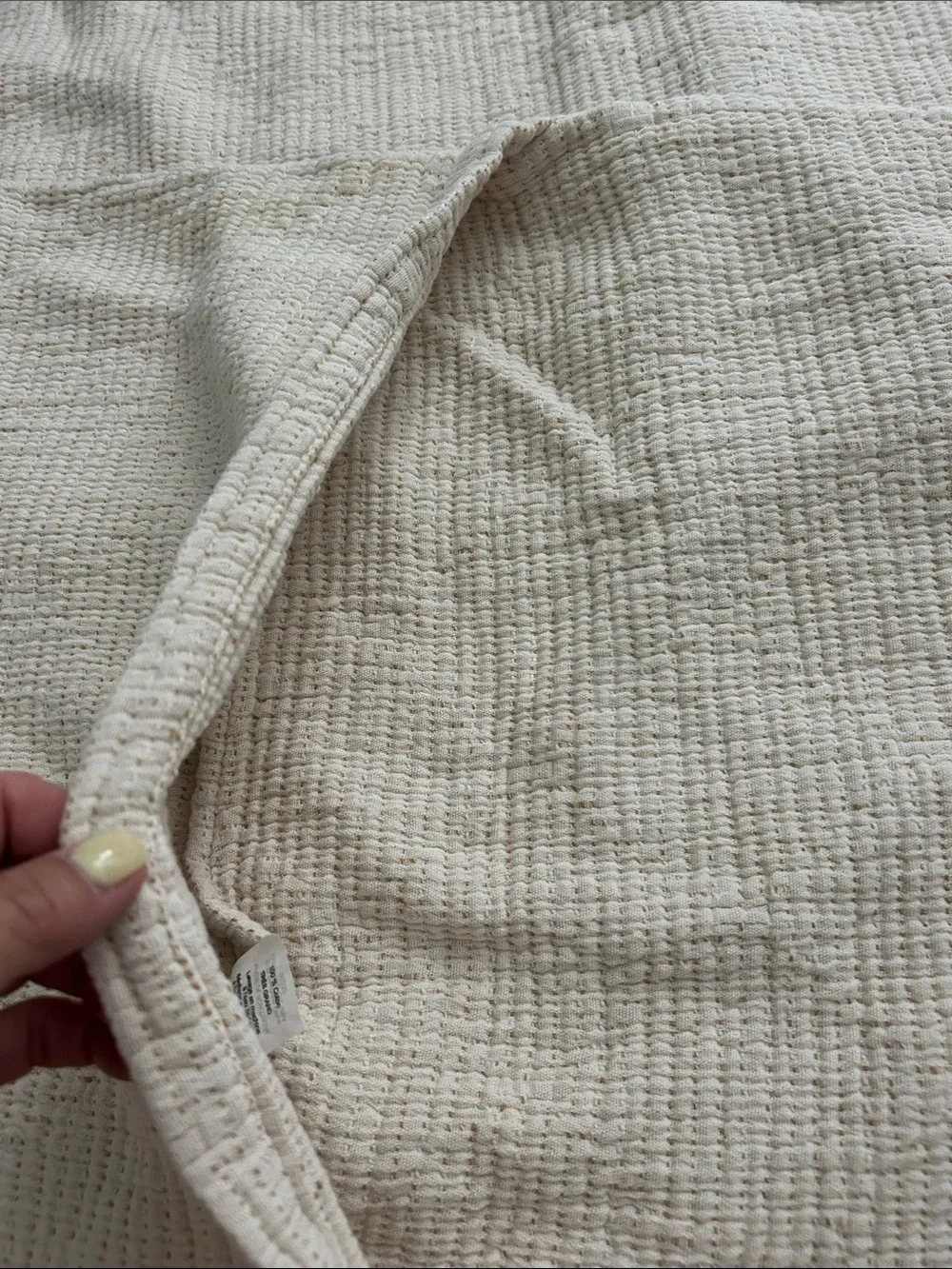 Parachute Soft Waffle King Size Shams in Natural
